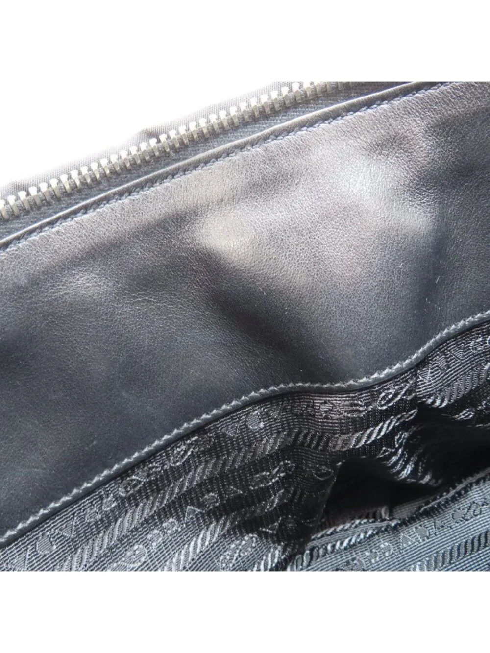 Prada Logo 2-Way Tote Nylon